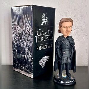 Miami Marlins Tom Koehler Game Of Thrones 2017 SGA Bobblehead NEW in Box